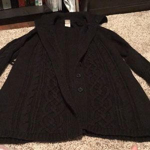 Long Black Sweater XL